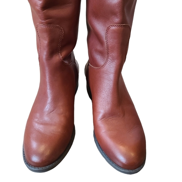 Sam Edelman Penny Brown Riding Boots Almond toe women's size 5 - Picture 5 of 13